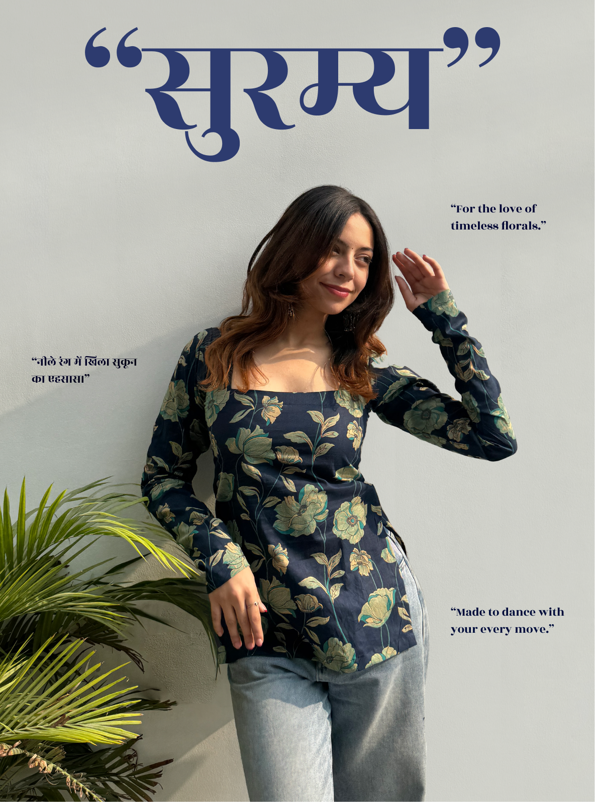 Surmayi Square Neck Kurti by Evara