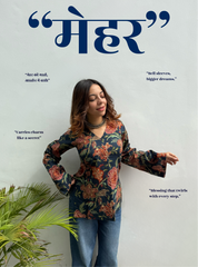 Meher Bell Sleeves Kurti by Evara