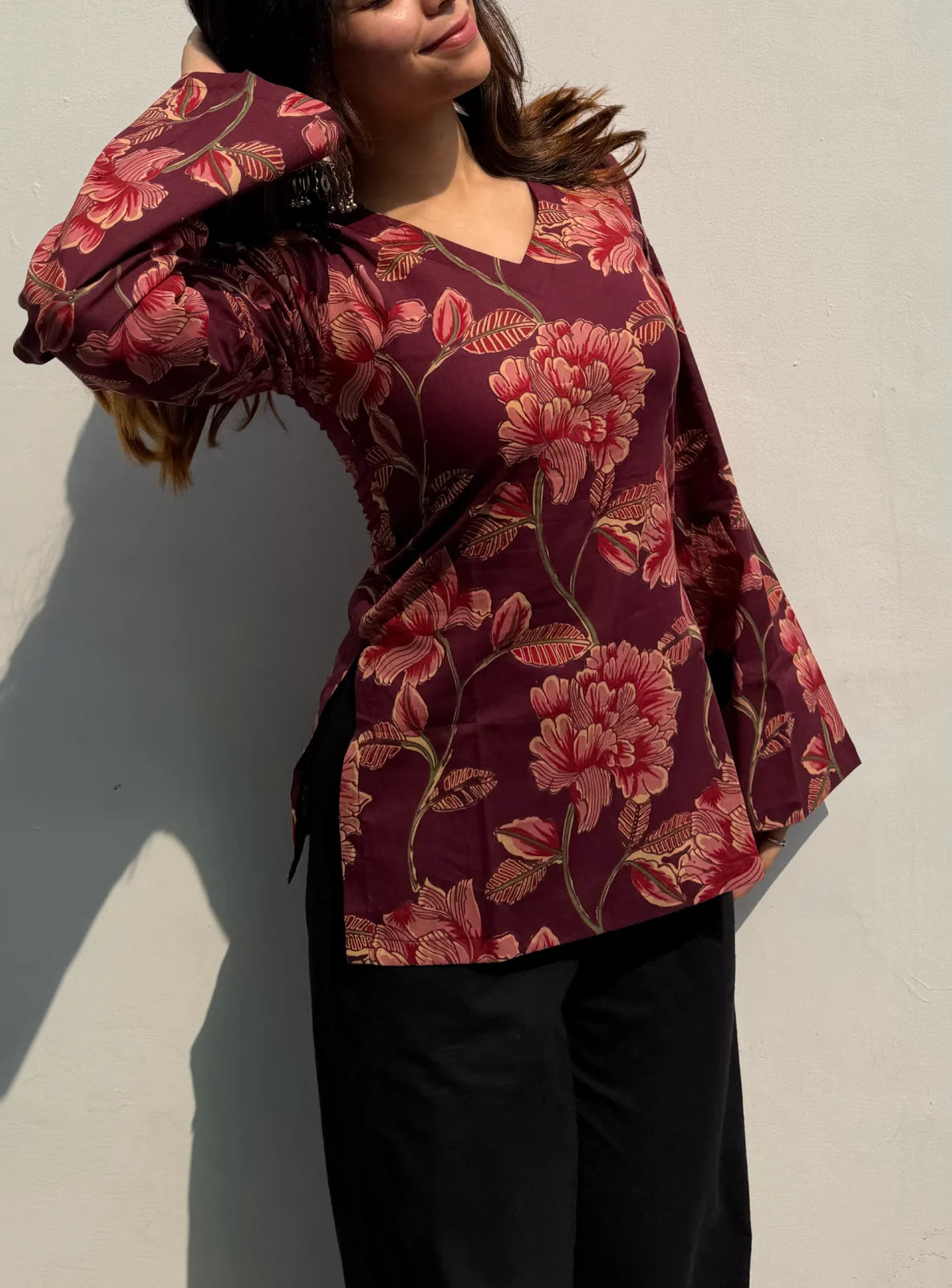 Kaamini Bell Sleeves Kurti