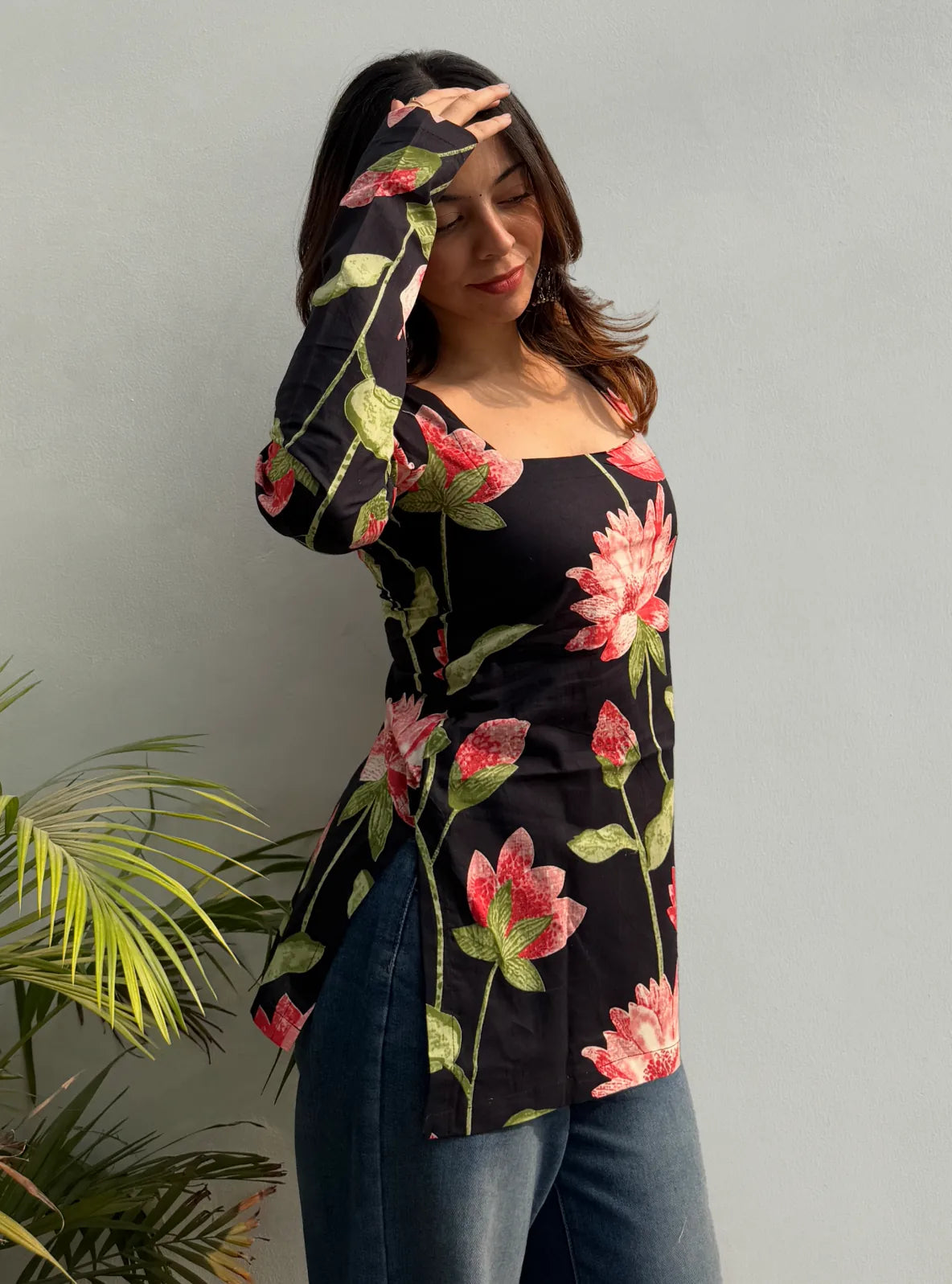 Kudrat Square Neck Kurti