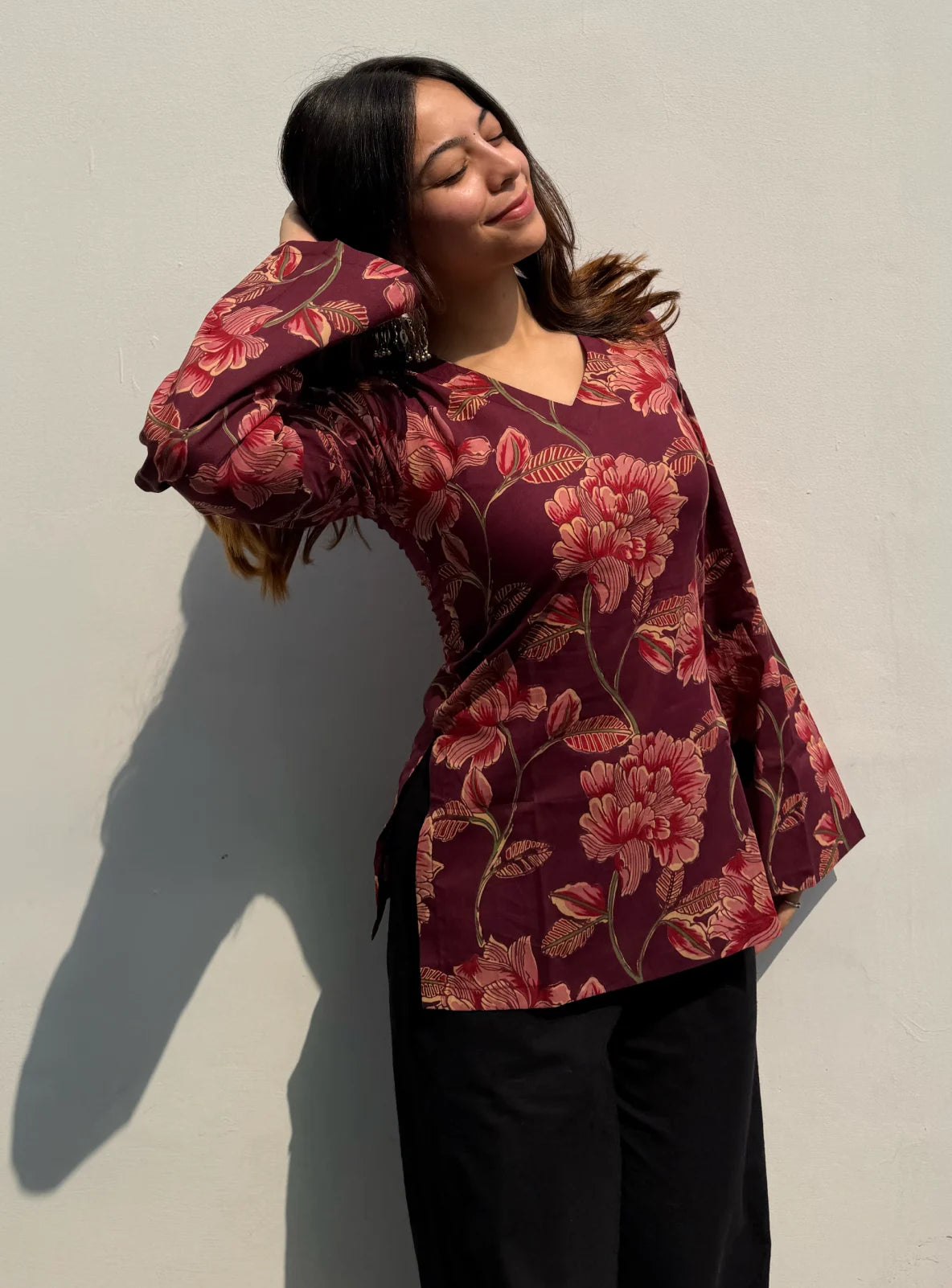 Kaamini Bell Sleeves Kurti
