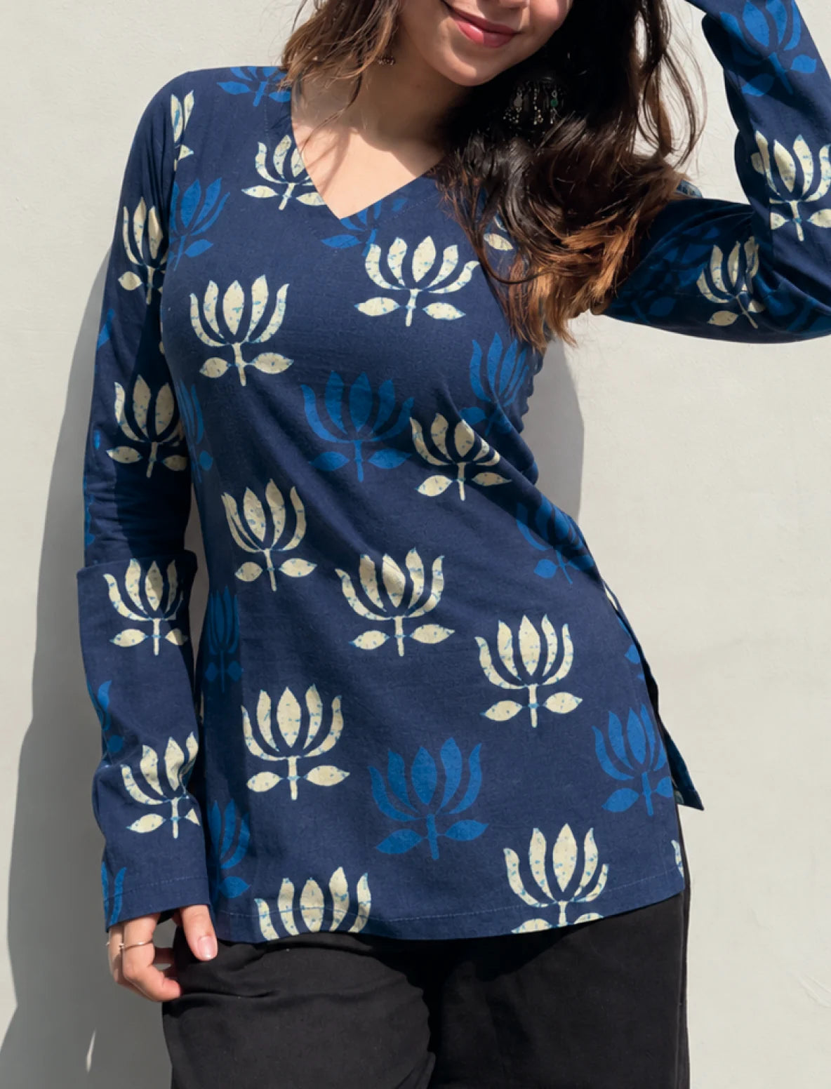 Jhoom Straight Sleeves Kurti