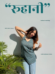 Roohani Halter Neck Kurti by Evara