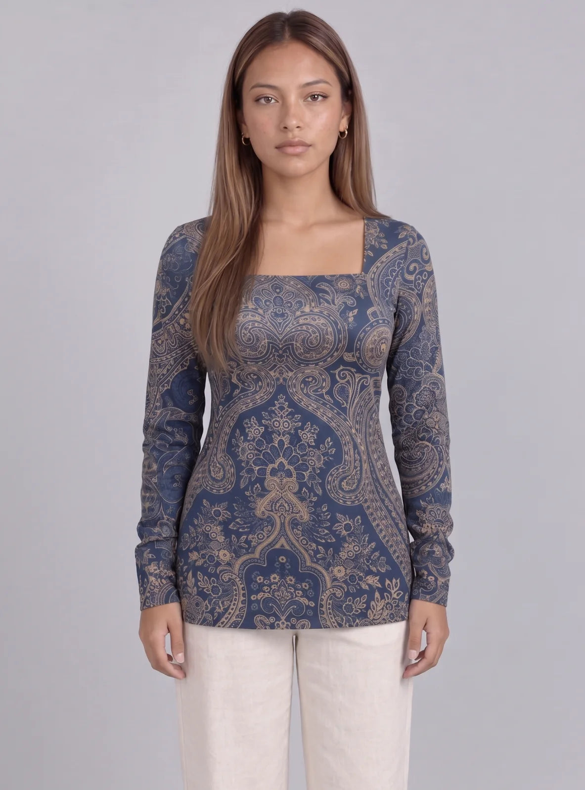 Smita Square Neck Kurti