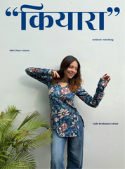 Kiara Straight Sleeves Kurti by Evara