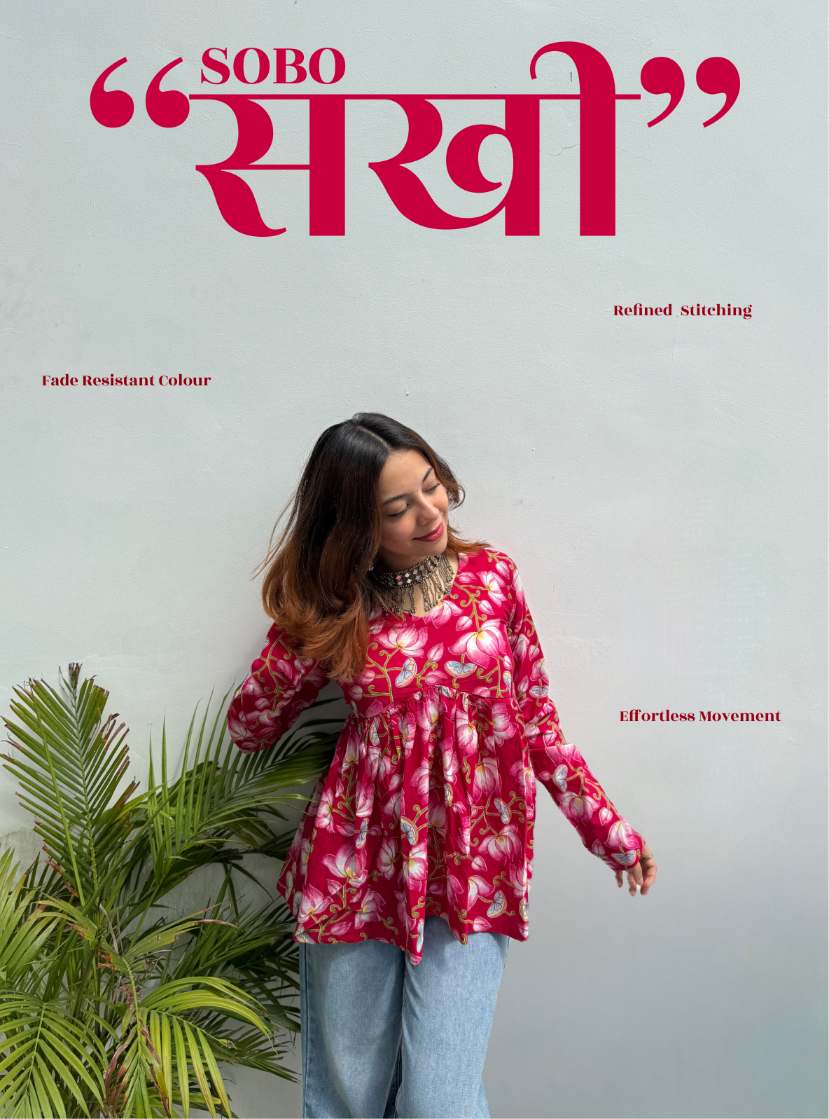 Sobo Sakhi Flared Kurti by Evara