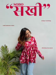 Sobo Sakhi Flared Kurti by Evara