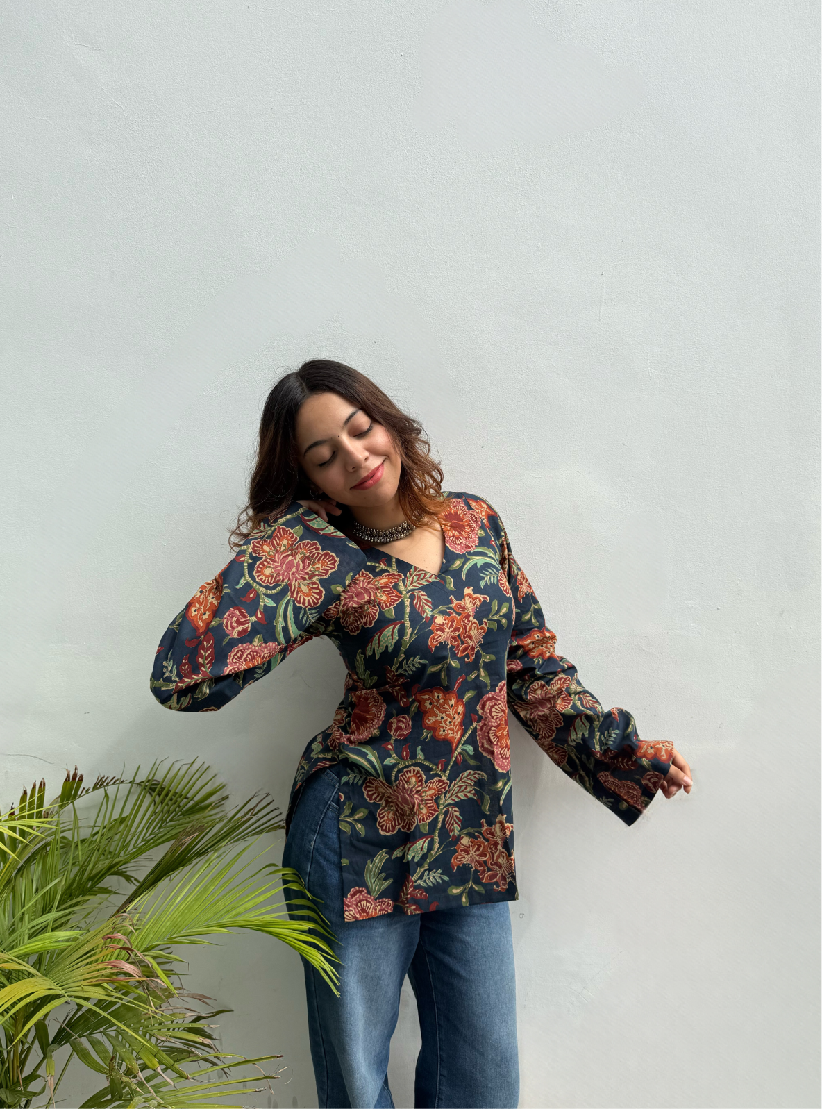 Meher Bell Sleeves Kurti by Evara