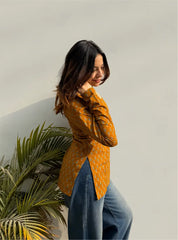 Dilbara Square Neck Kurti by Evara