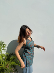 Roohani Halter Neck Kurti by Evara
