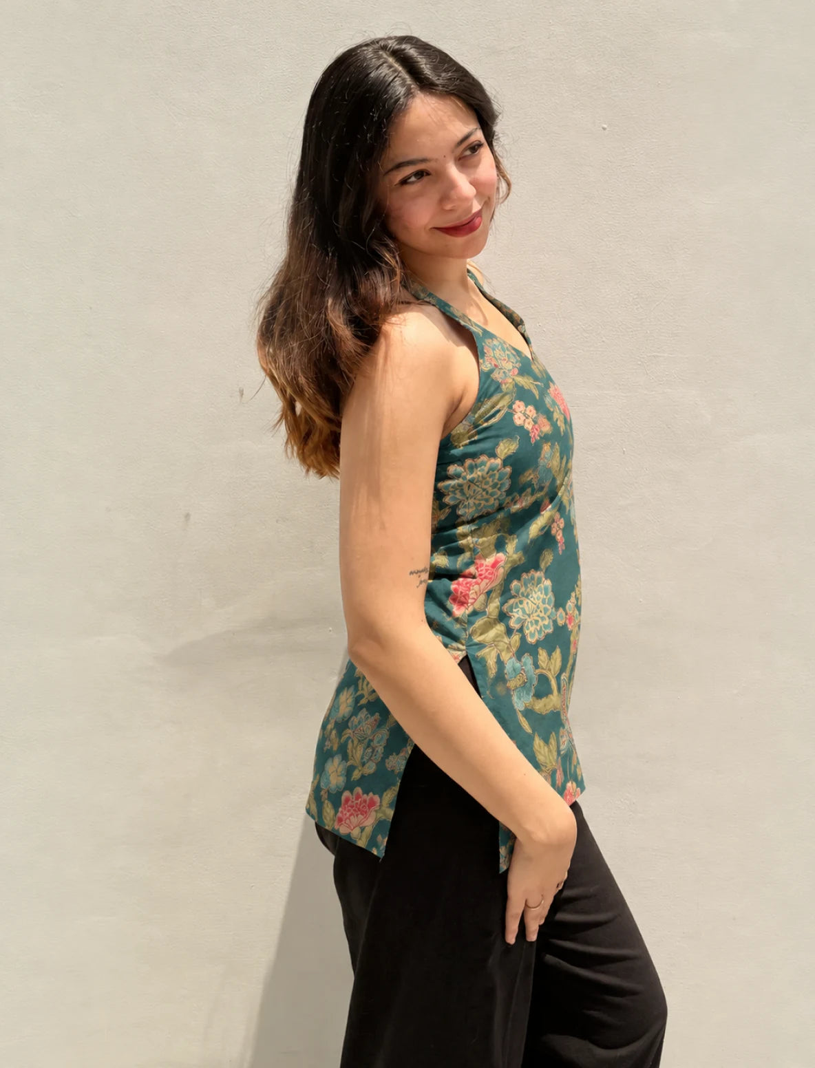 Virti Halter Neck Kurti