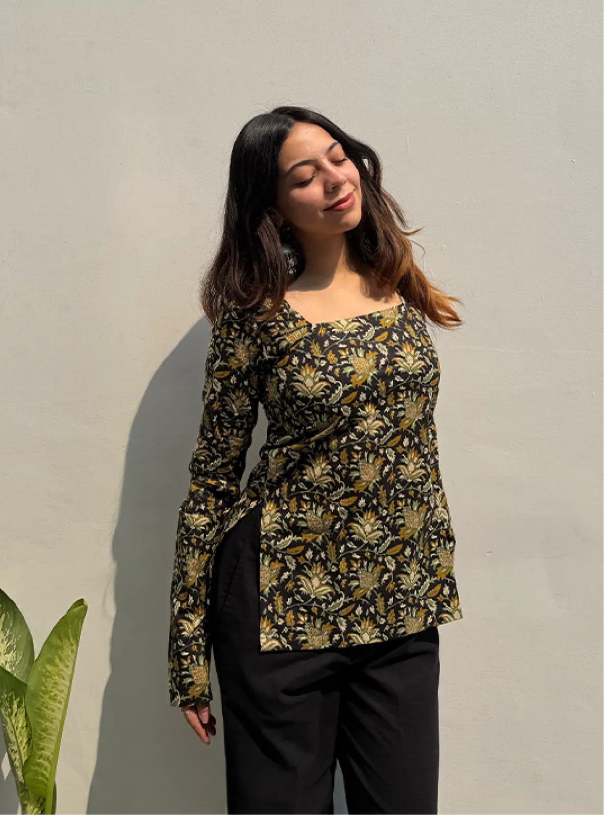 Paheli Square Neck Kurti