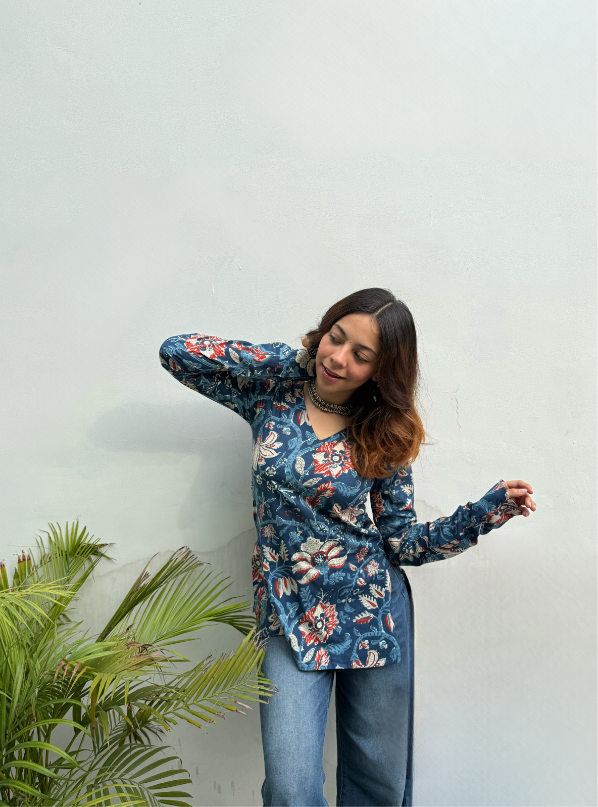Kiara Straight Sleeves Kurti by Evara