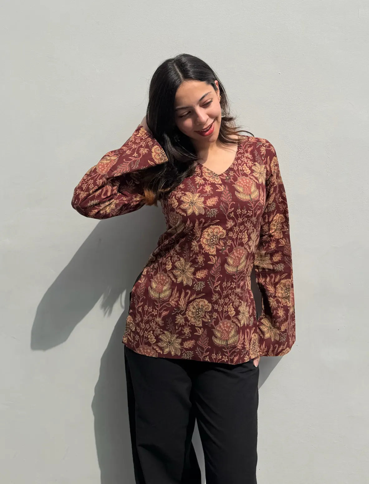 Kasturi Bell Sleeves Kurti