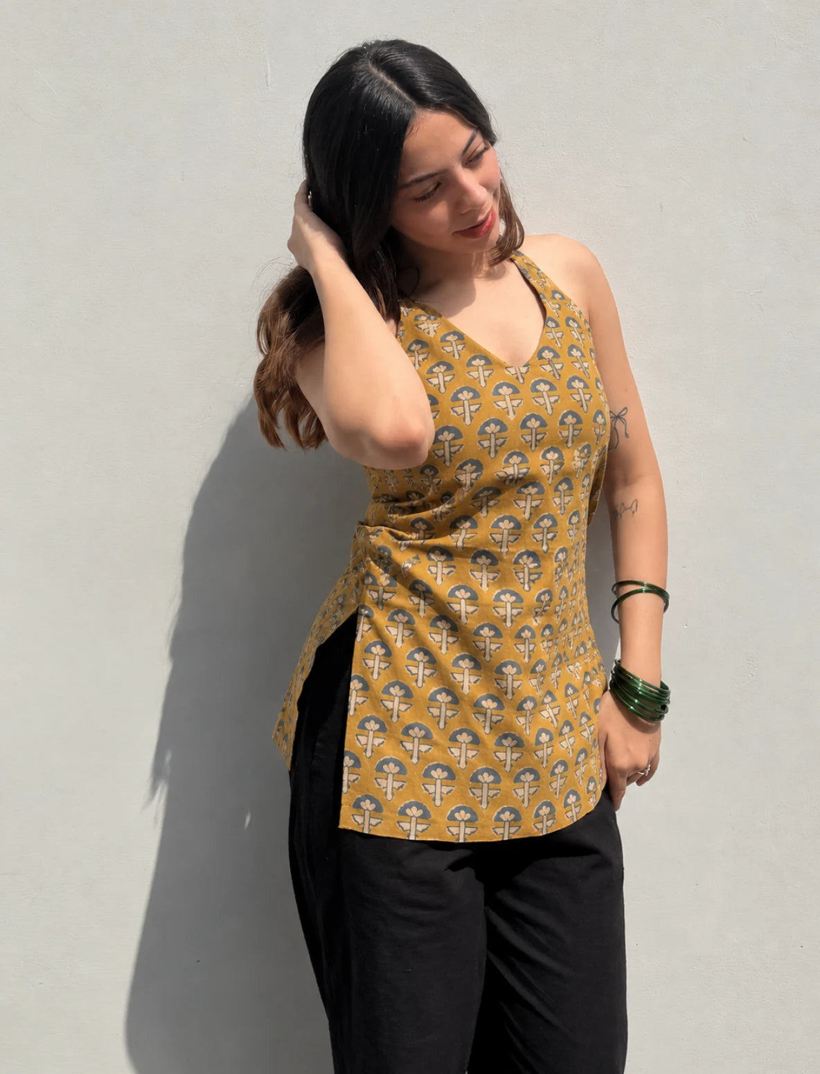 Kyra Halter Neck Kurti