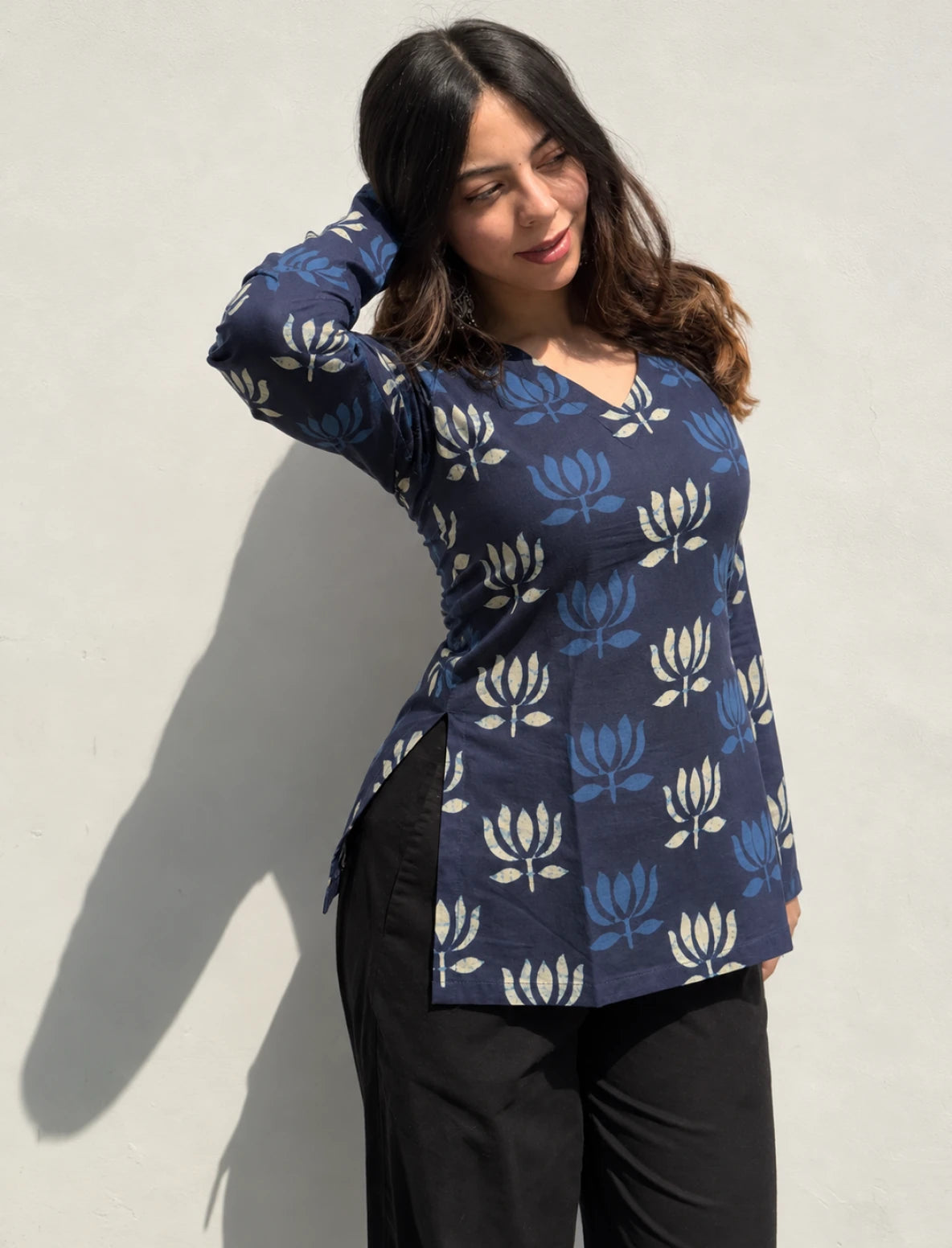 Jhoom Straight Sleeves Kurti