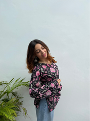 Noorpari Bell Sleeves Kurti by Evara