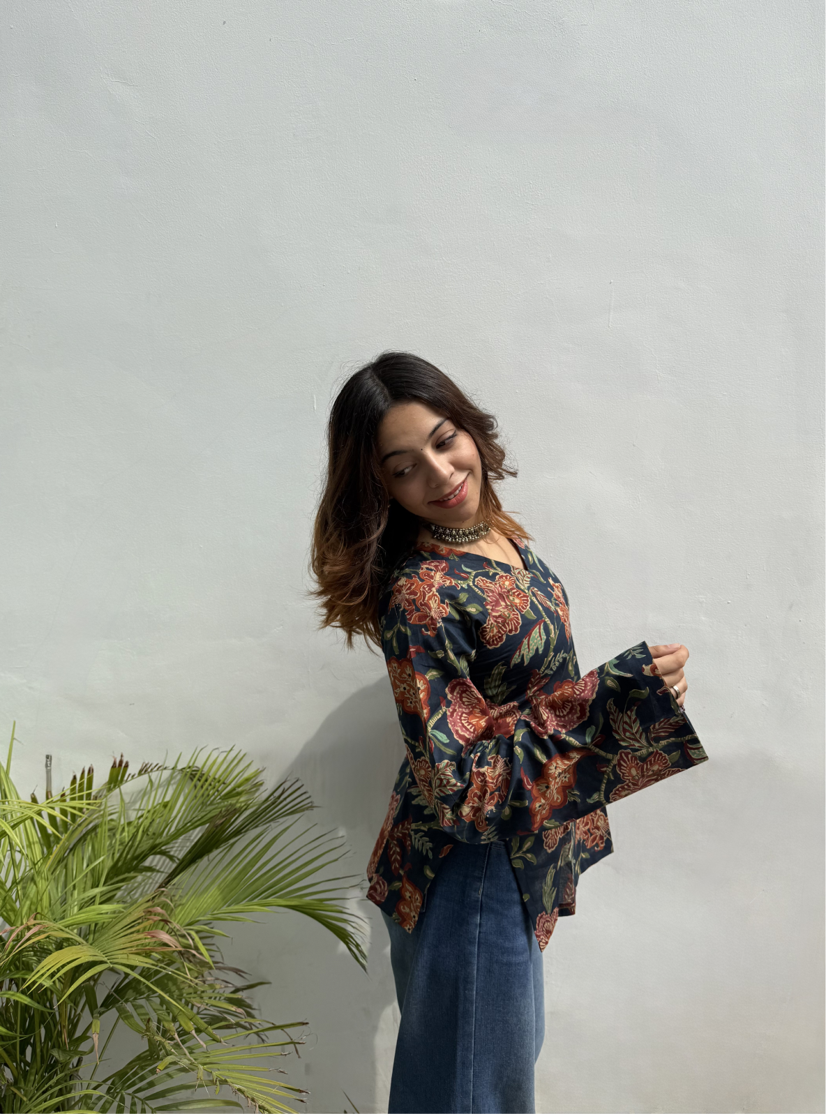 Meher Bell Sleeves Kurti by Evara