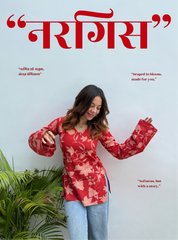 Nargis Bell Sleeves Kurti by Evara