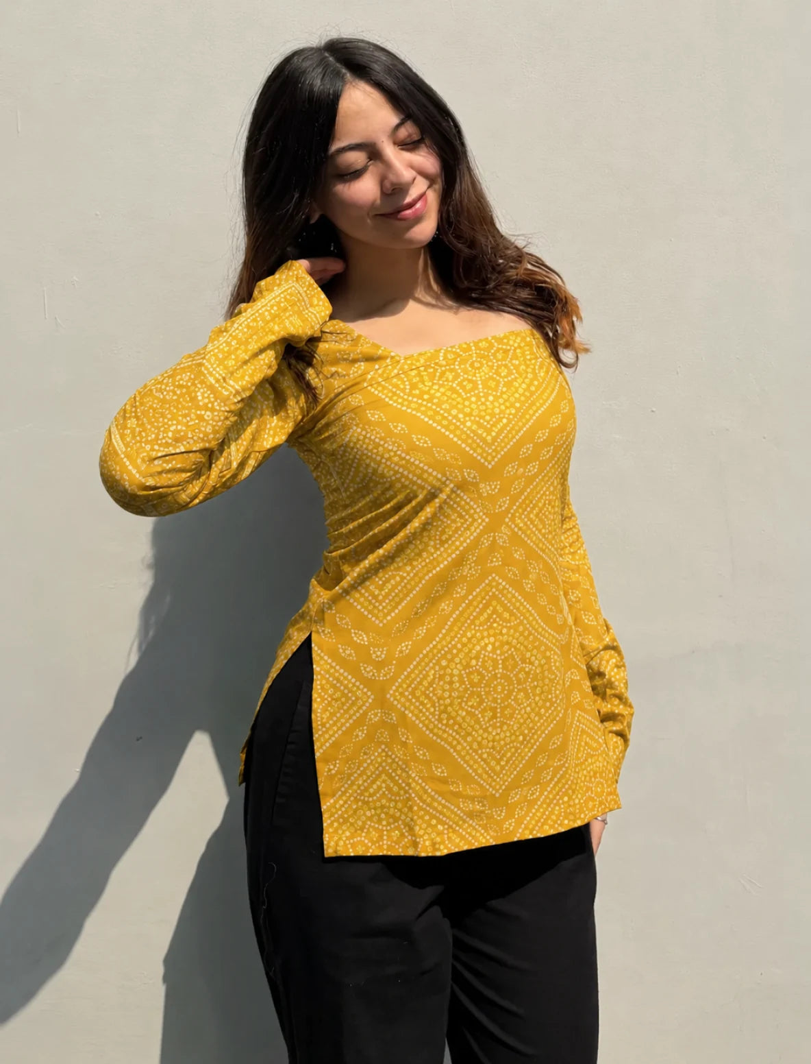 Zara Square Neck Kurti