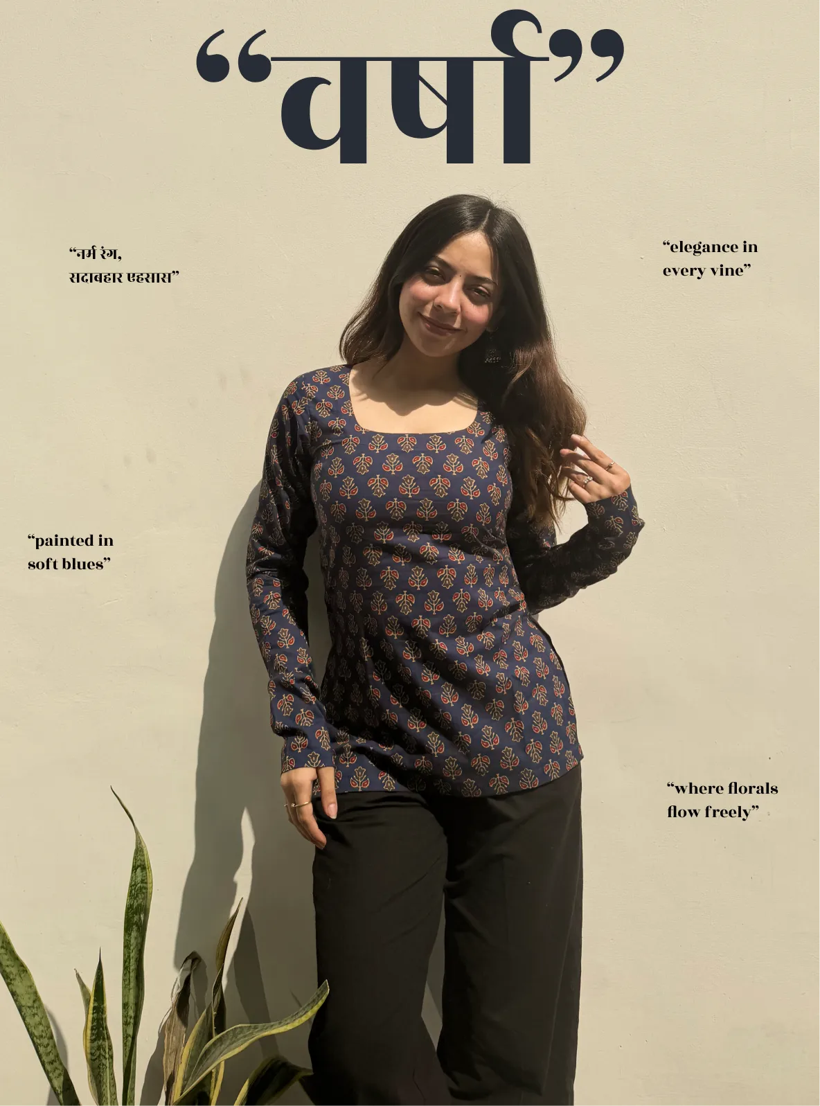 Varsha Boat Neck Kurti