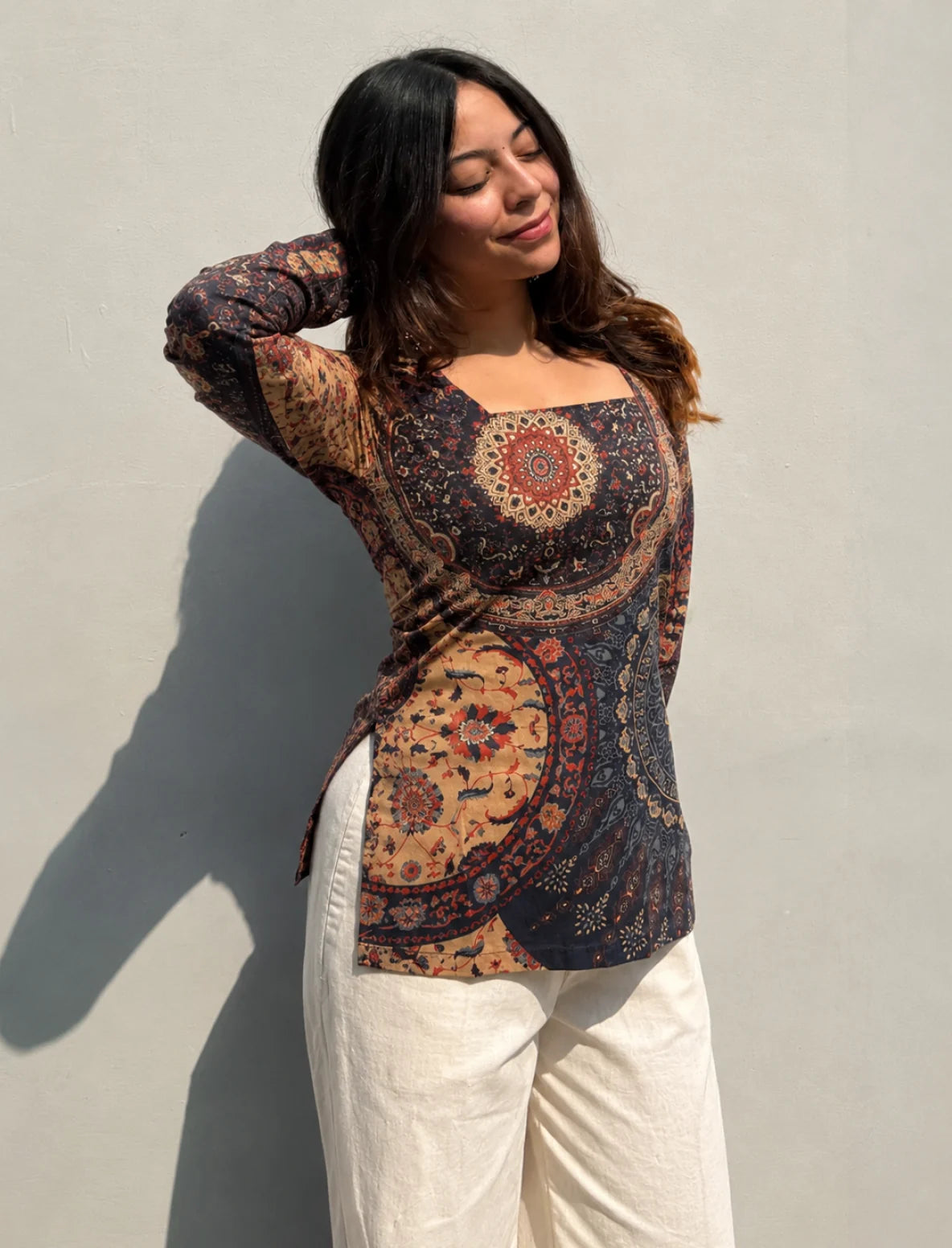 Aanya Square Neck Kurti