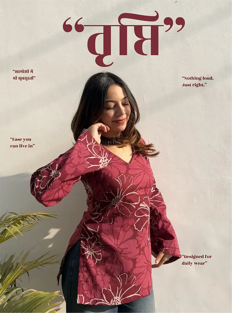 Tripti Bell Sleeves Kurti by Evara