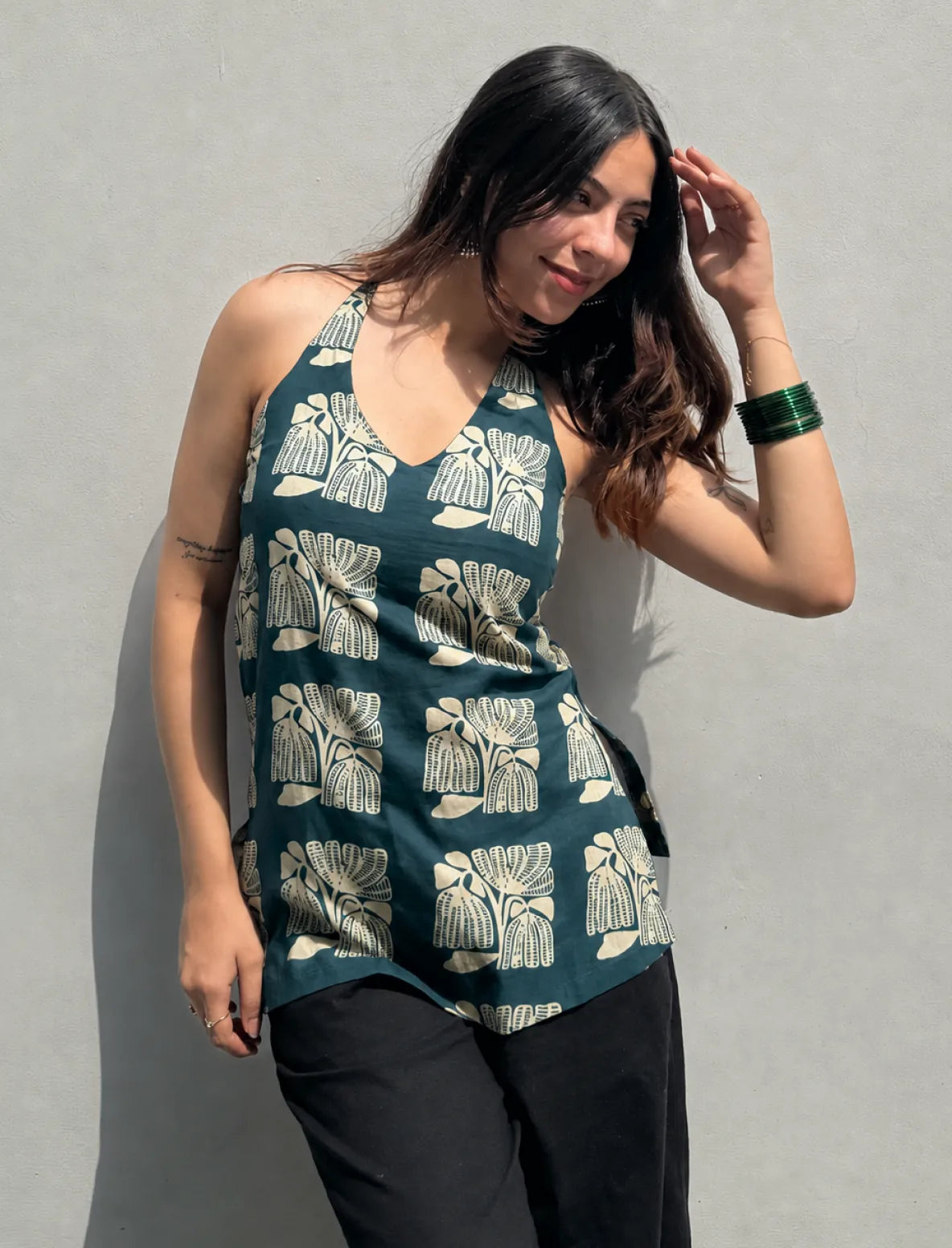 Kana Halter Neck Kurti