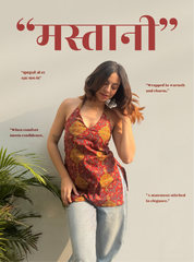 Mastani Halter Neck Kurti by Evara