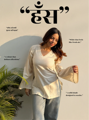 Hans Bell Sleeves Kurti by Evara