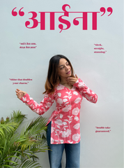 Aayina Straight Sleeves Kurti by Evara