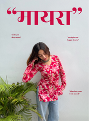 Mayra Straight Sleeves Kurti by Evara