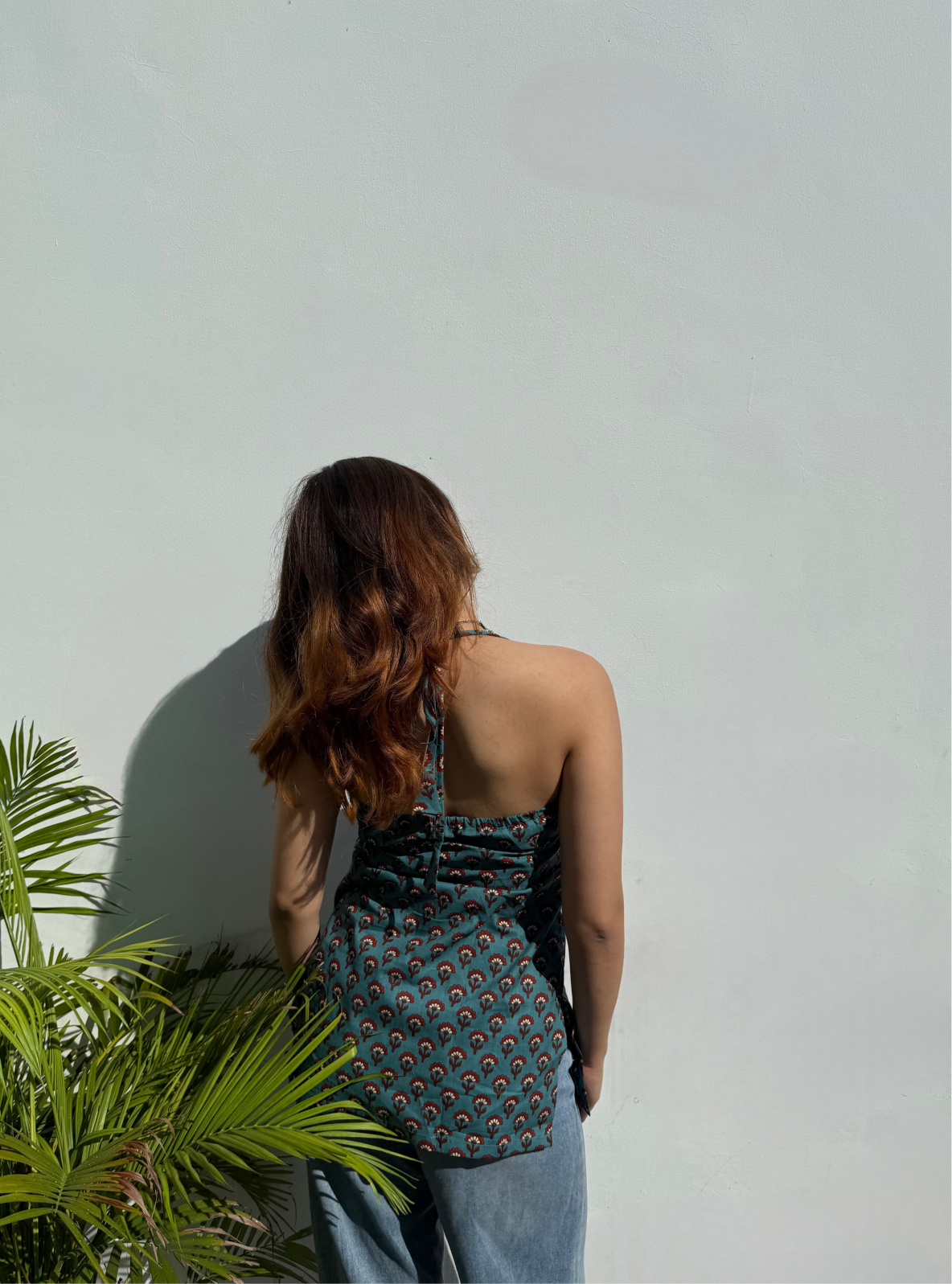 Roohani Halter Neck Kurti by Evara