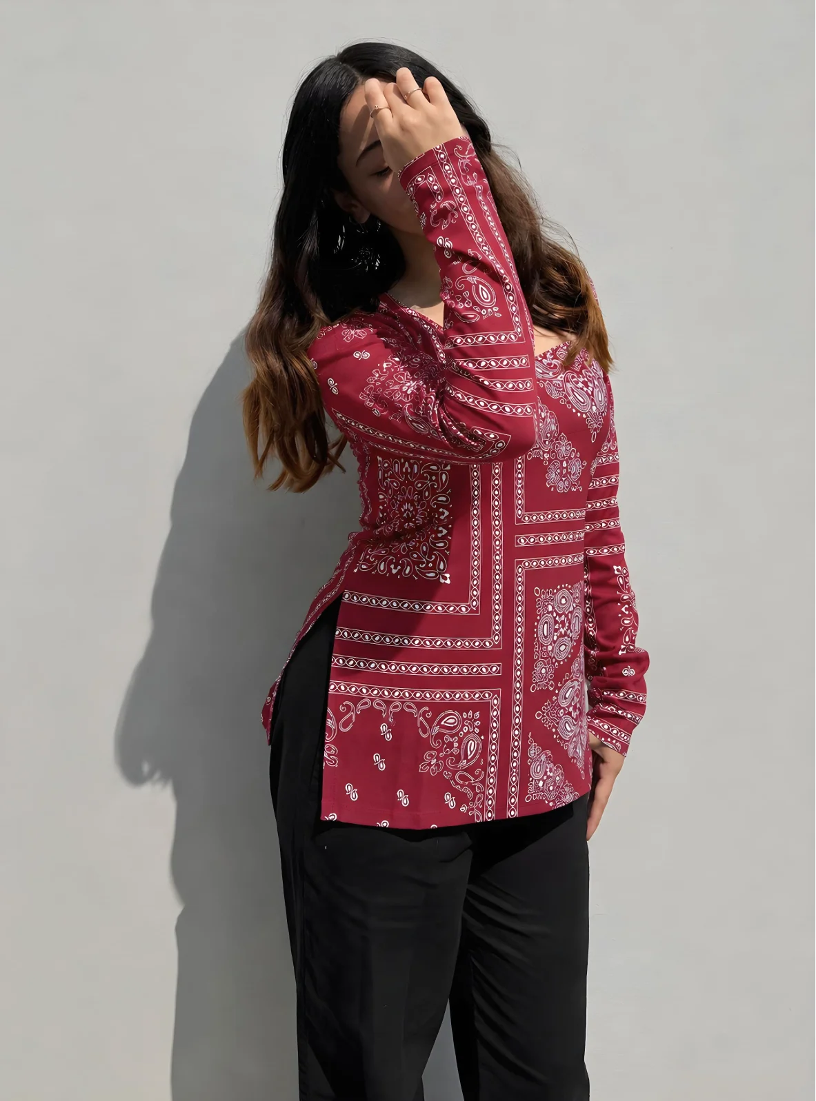 Mrunu Square Neck Kurti
