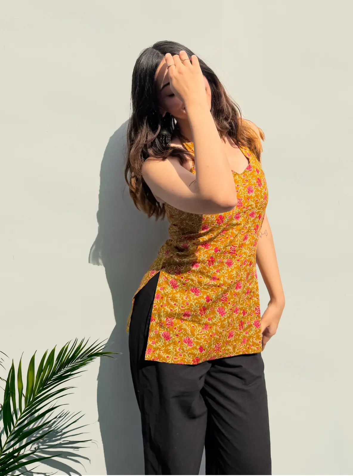 Sanya Halter Neck Kurti