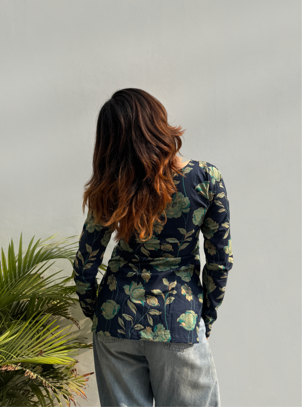 Surmayi Square Neck Kurti by Evara