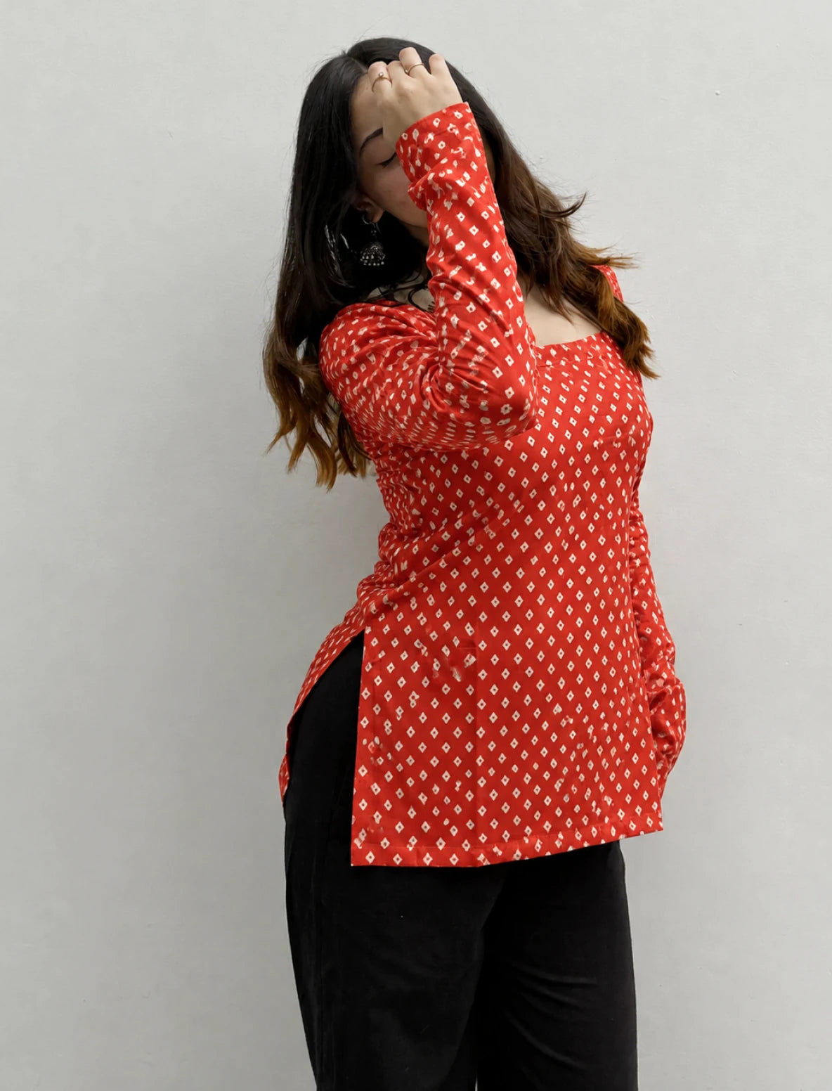 Eshika Square Neck Kurti
