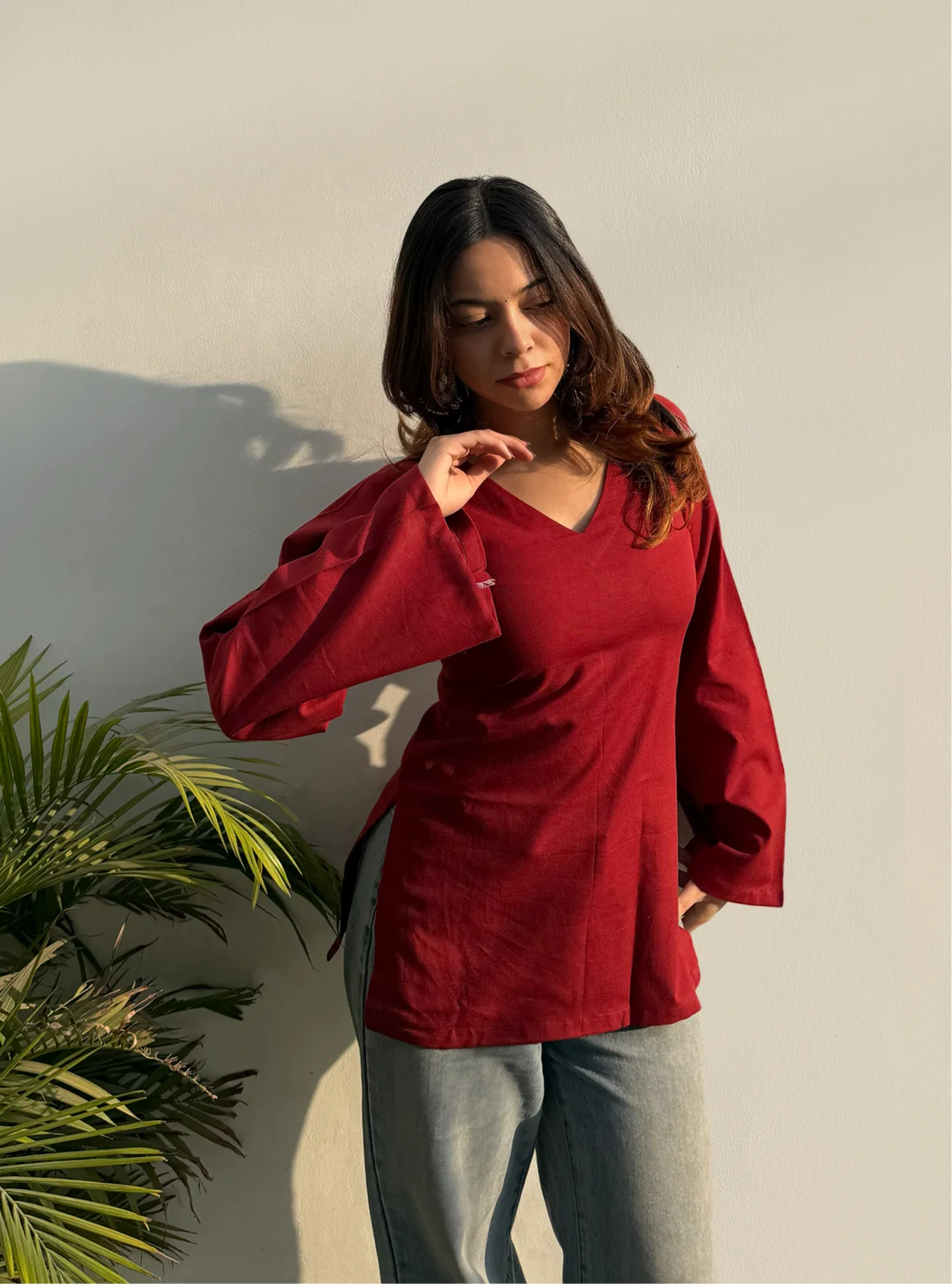 Bulbul Bell Sleeves Kurti by Evara