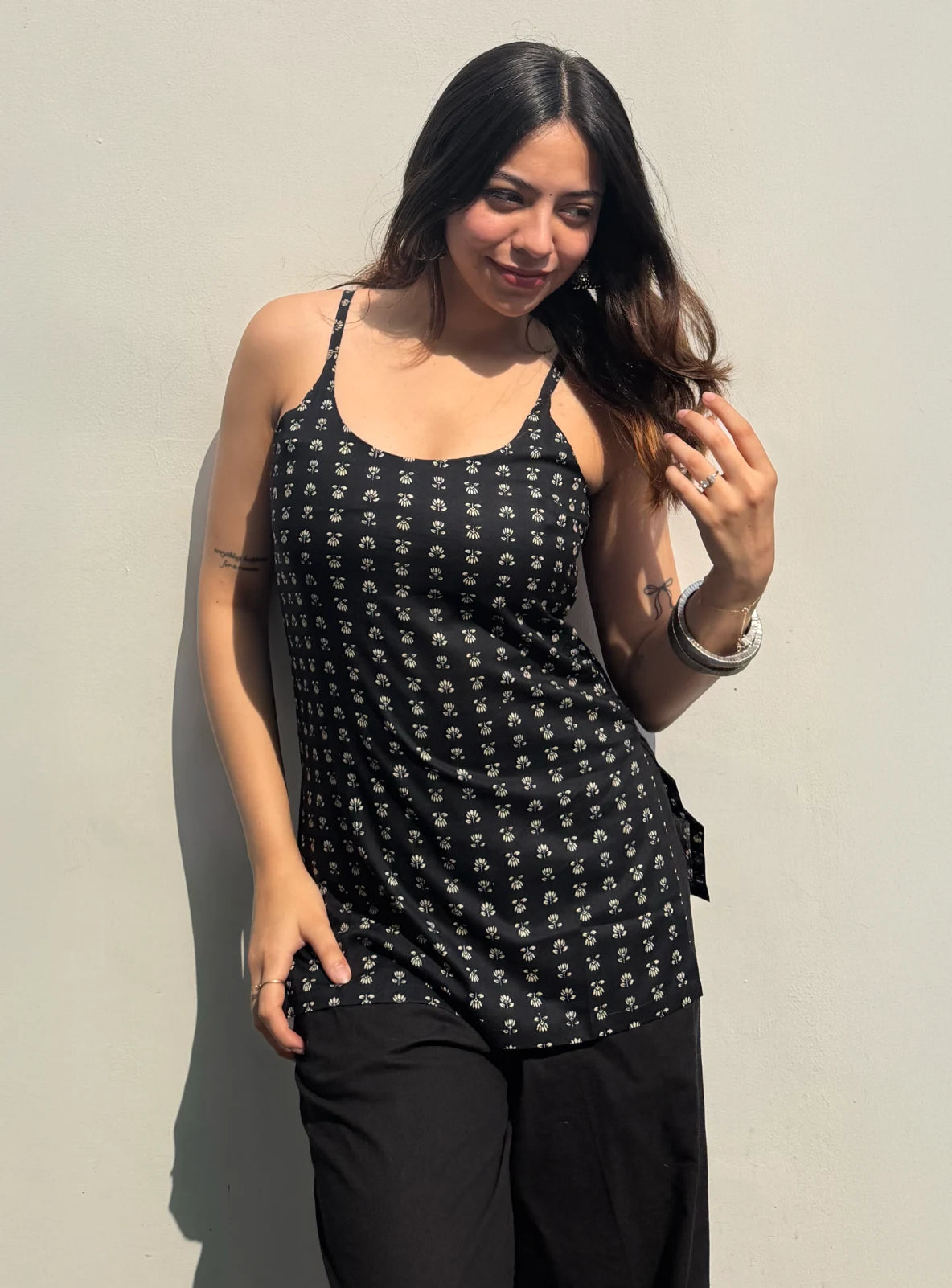 Rooh Short Sleeveless Kurti