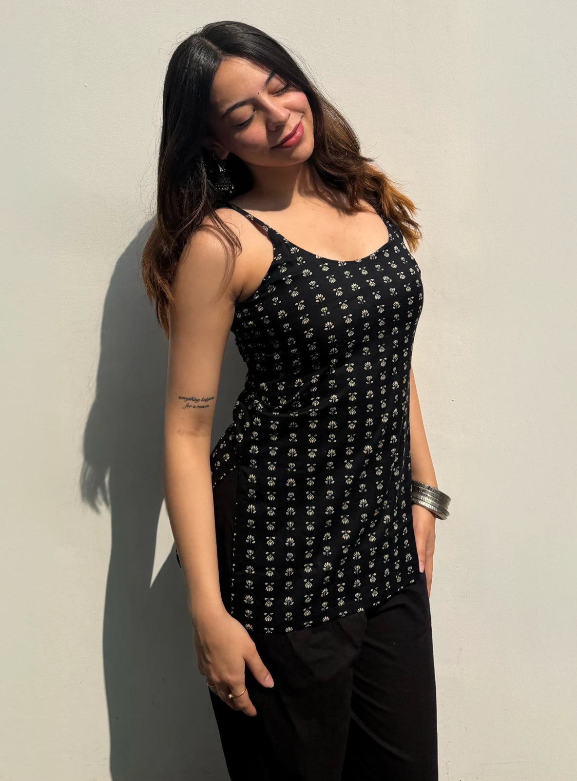 Rooh Short Sleeveless Kurti