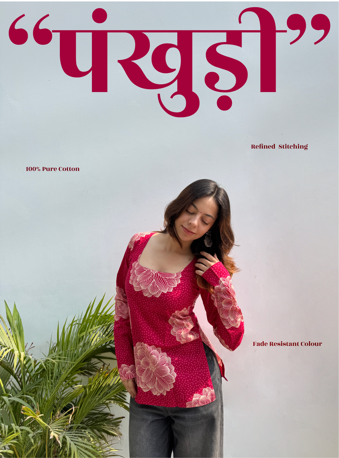 Pankhudi Straight Sleeves Kurti by Evara