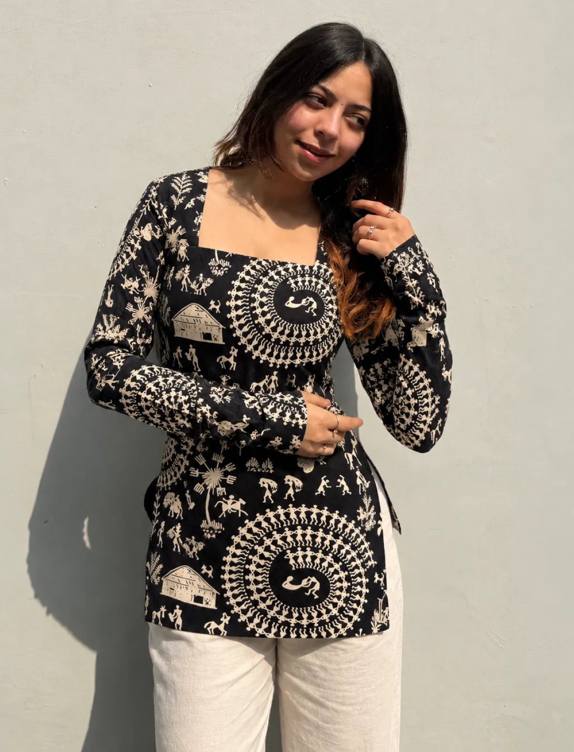 Devyani Square Neck Kurti