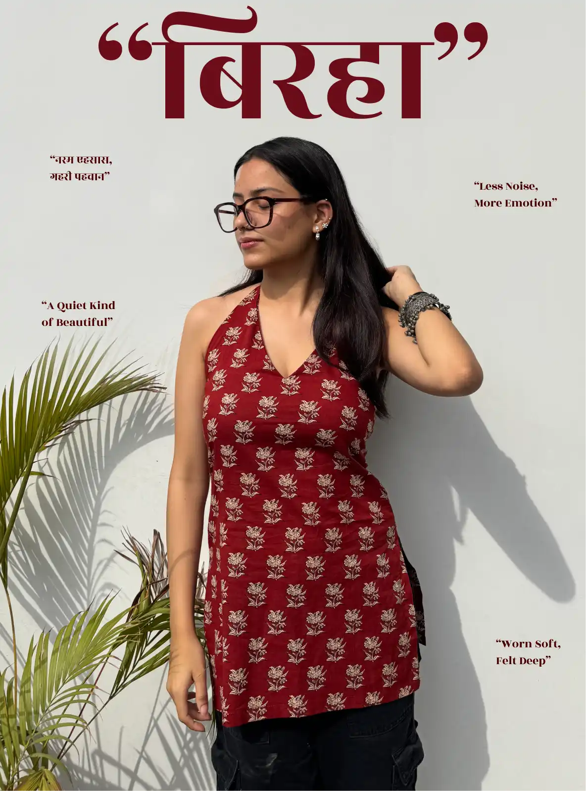 Birha Halter Neck Kurti