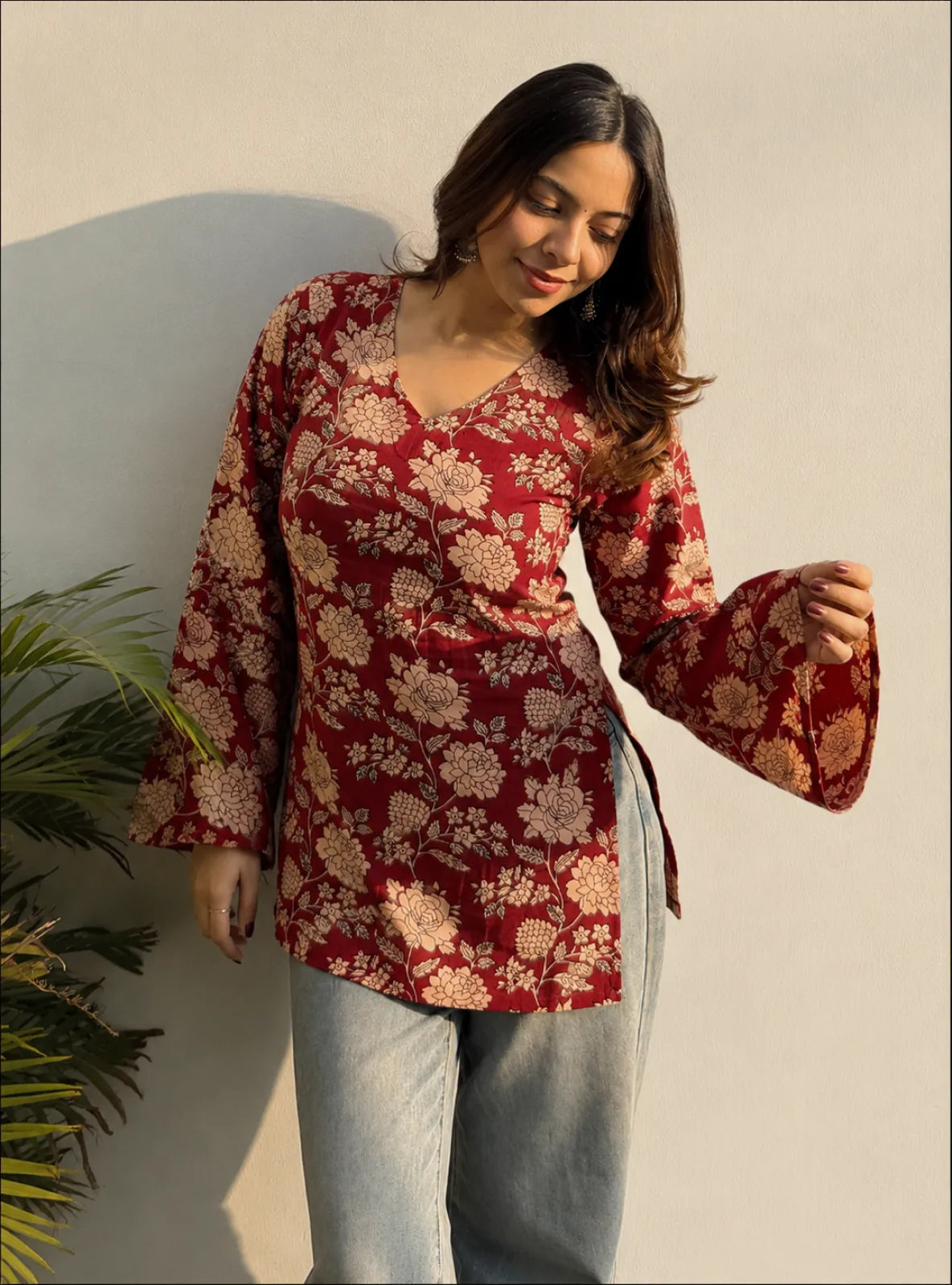 Marham Bell Sleeves Kurti