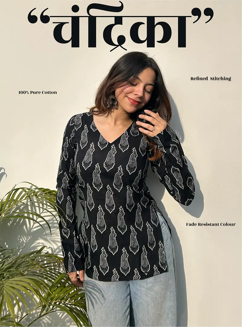 Chandrika Straight Sleeves Kurti