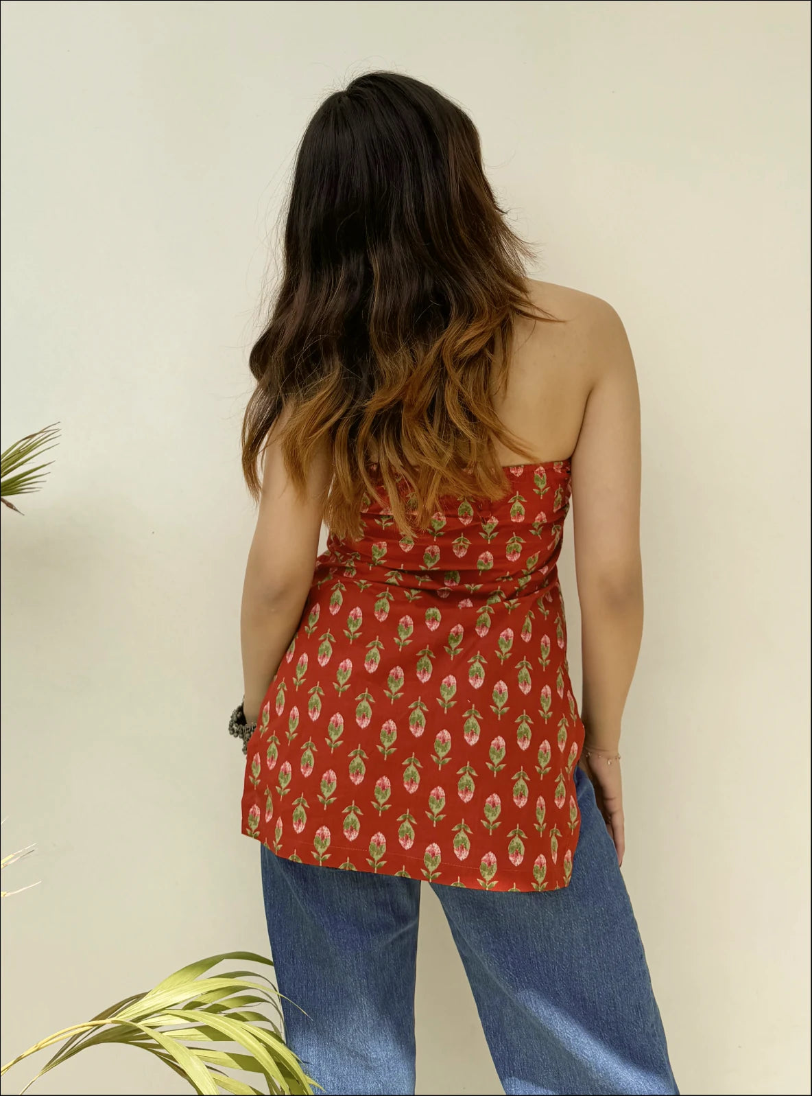 Mayra Halter Neck Kurti
