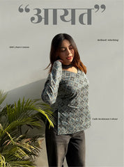 Aayat Straight Sleeves Kurti by Evara