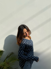 Neel Nawaabi Straight Sleeves Kurti by Evara