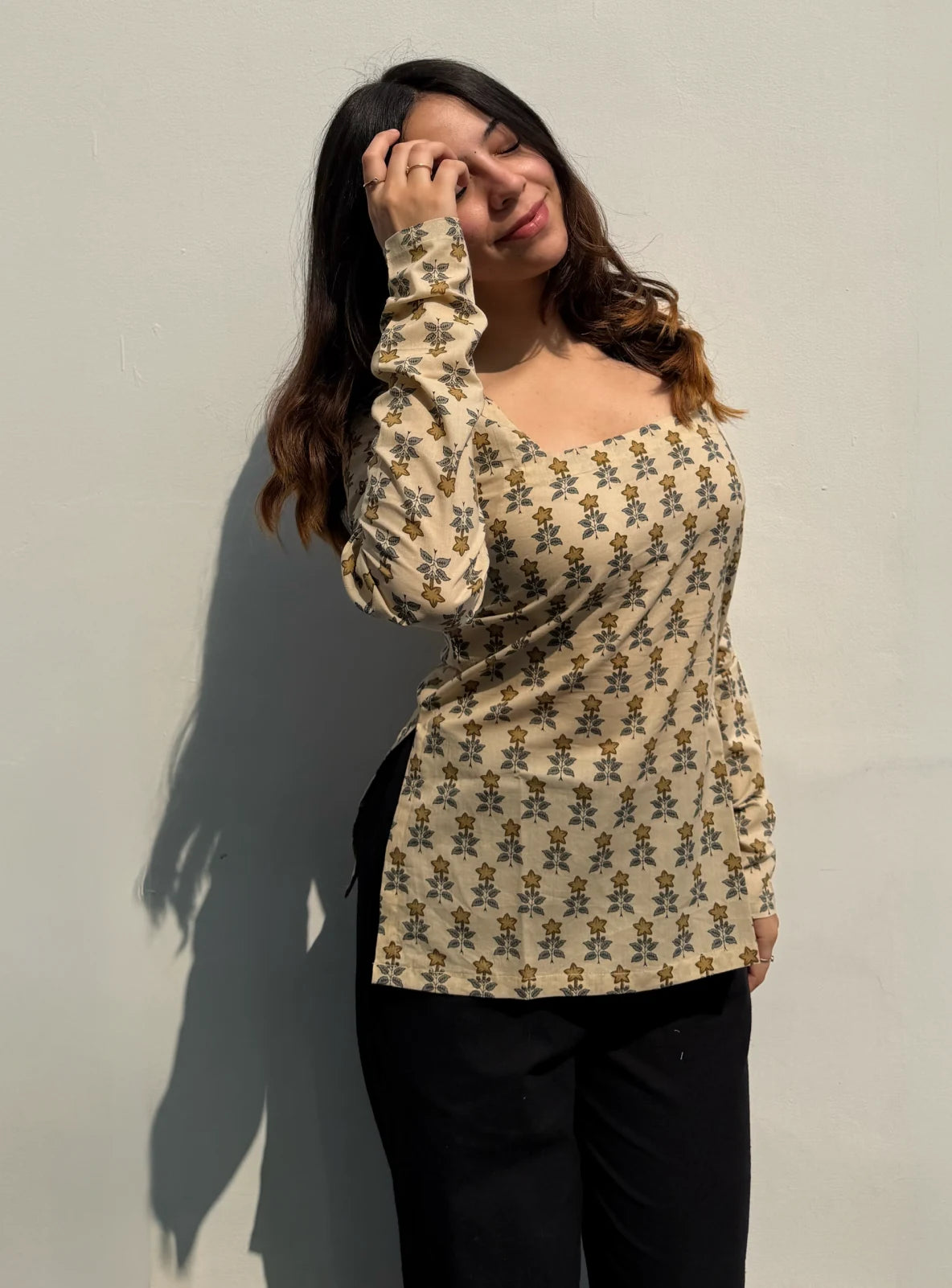 Zarina Square Neck Kurti