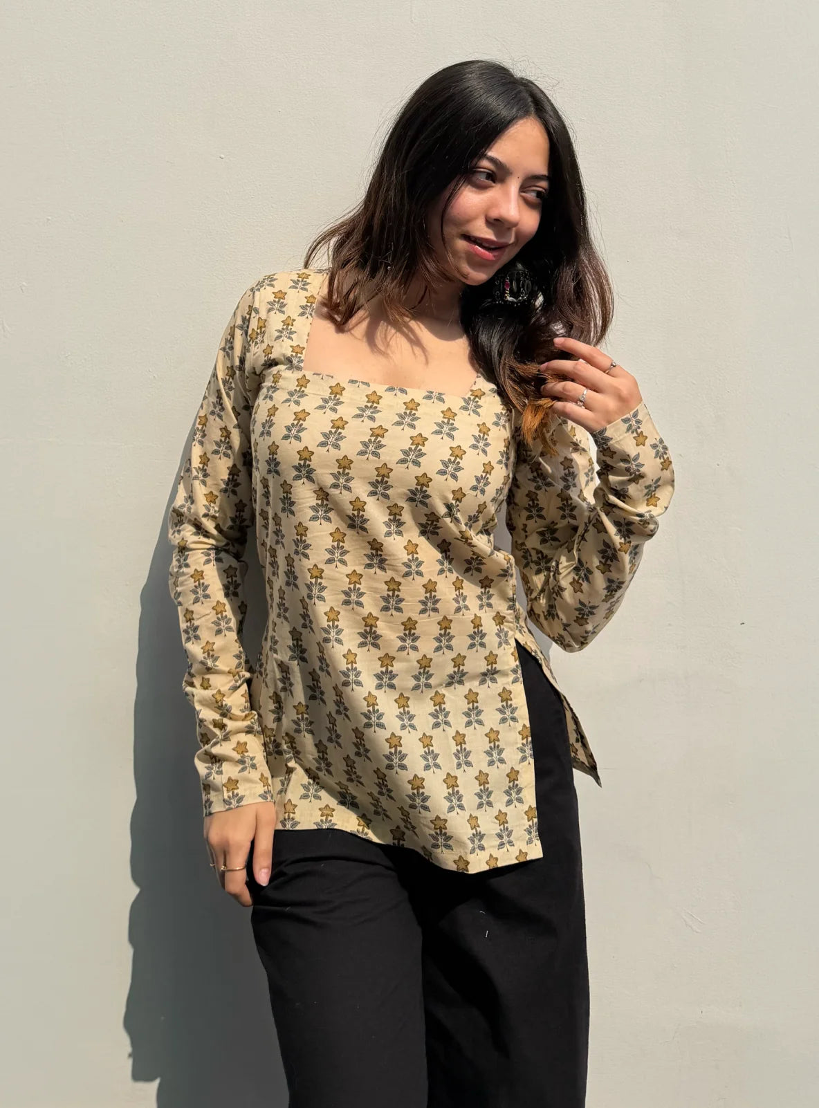 Zarina Square Neck Kurti
